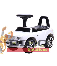 Tolocar electric Bentley 6V4AH, 1x12W, albă, 58629