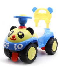 Mașinuță de împins Panda, albastră, 141610