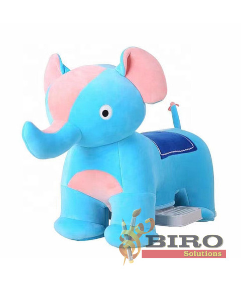 Tolocar electric animăluț 6x4,5AH, 1x12W, Elefant, 58611