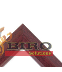 Ramă foto A4, plastic, lemn roșu