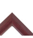 Ramă foto A4, plastic, lemn roșu