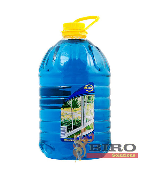Solutie pentru geamuri si oglinzi 5 L, DEMO
