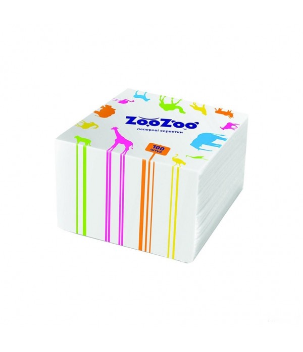 Șervețele de masă 1str. 24x23, 100 buc, ZooZoo