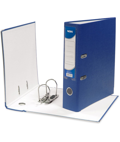Biblioraft A4 NOKI, lățime 5,5 cm, albastru