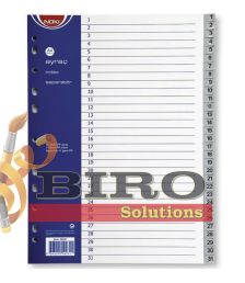 Separator din plastic index 1-31 NOKI A4