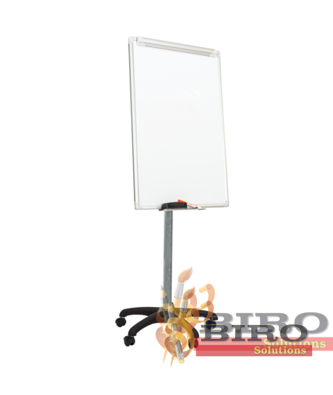 Tablă Flipchart magnetică 70х100cm, cu rotile, Interpano