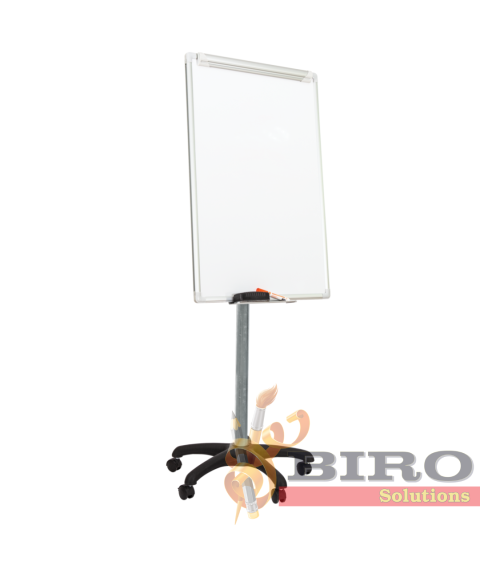 Tablă Flipchart magnetică 70х100cm, cu rotile, Interpano