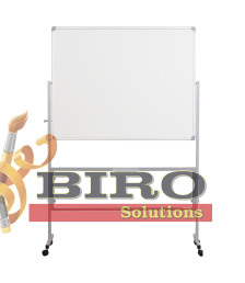 Tablă Magnetica Whiteboard 90x120 cm, rama aluminiu, Mobila 360 grade, Interpano