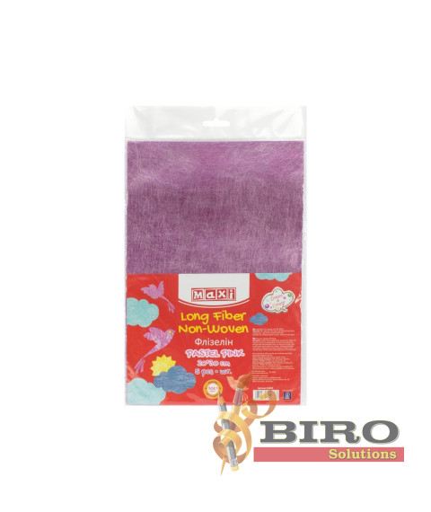 Birosolutions - Flizelin, 20*30 cm, 30 g/m2, 5 foi, roz pastel, MAXI