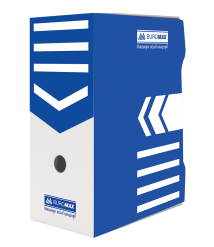 Cutie carton pentru arhivare 15 cm, albastru, JOBMAX