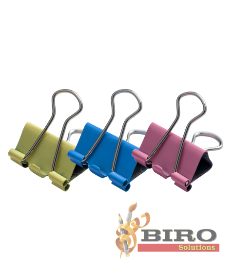 Binder color 25 mm, 12 bucăți  BUROMAX