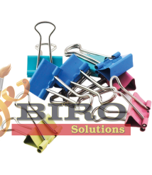 Binder color 19 mm, 12 bucăți, BUROMAX