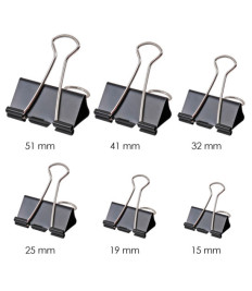 Binder 41 mm, 12 bucăți  BUROMAX