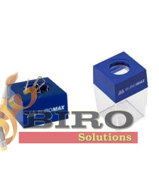 Boxă pentru agrafe cu magnet, 40x40x67 mm, BUROMAX