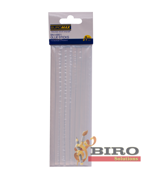 Clei pentru pistol de lipit, 7 mm, 8 buc. x 20 cm Buromax