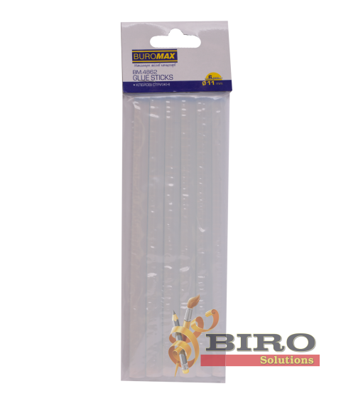Clei pentru pistol de lipit, 11 mm, 6 buc. x 20 cm Buromax