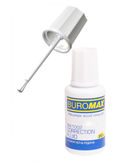 Corector cu pensulă 20 ml. BUROMAX