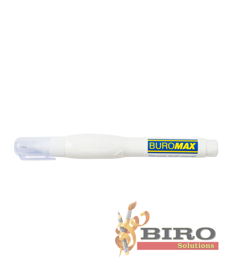 Corector pix, 12 ml, baza de alcool, varf metalic, BUROMAX