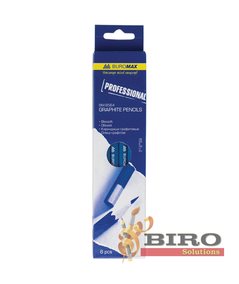 Set creioane PROFESSIONAL MIX – corp albastru – 6 buc. în cutie cartonată