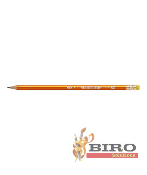 Creion simplu HB, METALLIC, cu radieră