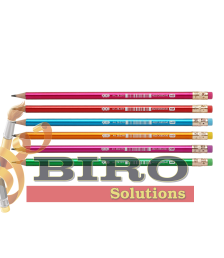 Creion simplu HB, METALLIC, cu radieră