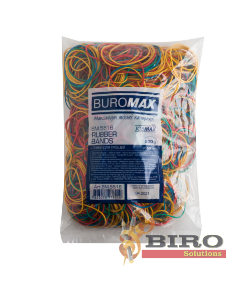 Elastic pentru bani 500 gr. Jobmax, asorti