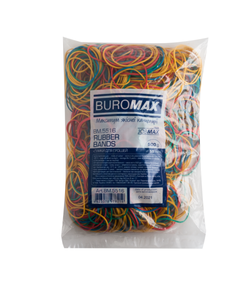 Elastic pentru bani 500 gr. Jobmax, asorti