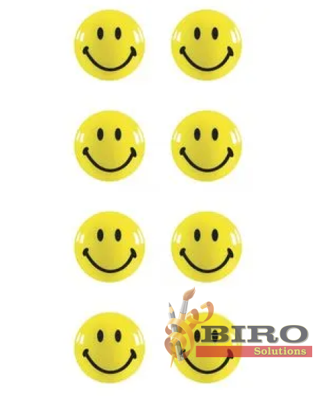 Magneti Smyle BUROMAX 20 mm, 8 buc