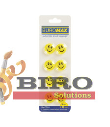 Magneti Smyle BUROMAX 20 mm, 8 buc