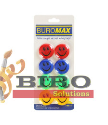 Magneti Smile Color BUROMAX 30 mm, 8 buc