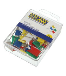 Pioneze-cuie color "flăgulețe", 30 bucăți, BUROMAX
