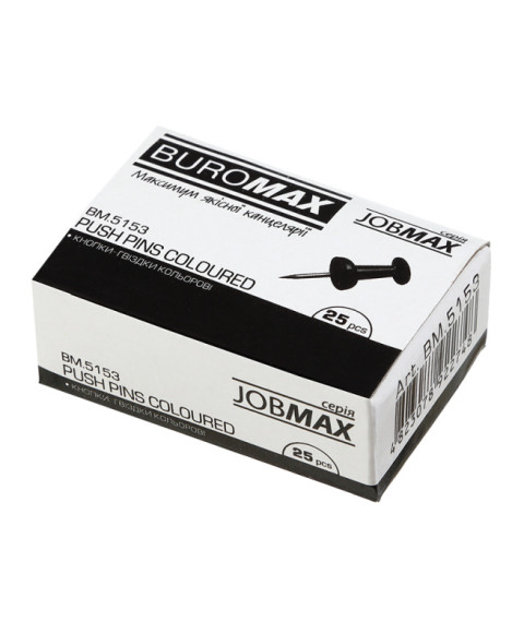 Pioneze-cuie color 25 bucăți, JOBMAX