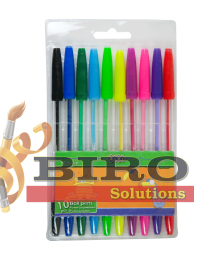 Set 10 pixuri colorate KIDS Line in penar din plastic