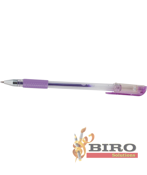 Set de 4 pixuri gel GLITTER (cu sclipici) în penar plastic, KIDS Line  Titlu SEO: