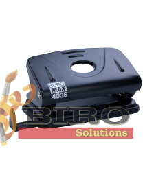 Perforator Metalic Buromax, Capacitate 10 Foi, negru