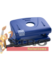 Perforator Metalic Buromax, Capacitate 10 Foi, albastru