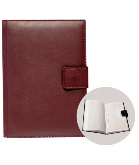 Agendă cu buton 140x200 mm, pătrățele LIZY 185