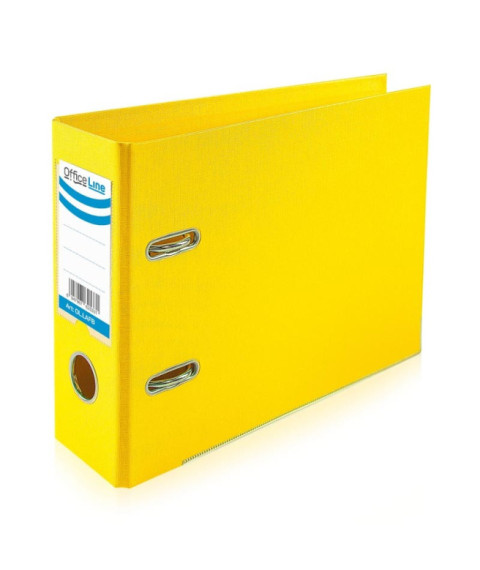 Biblioraft bancar A5, 21*27.5 cm, galben, OfficeLine