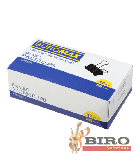 Binder 32 mm, 12 bucăți, BUROMAX