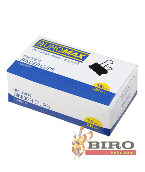 Binder 25 mm, 12 bucăți, BUROMAX