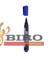 Marker permanent rezistent la apă, albastru, 2–4 mm, bază alcoolică BUROMAX