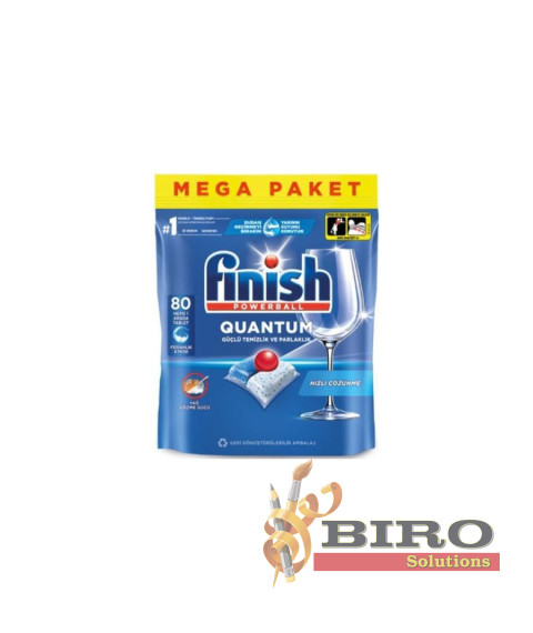 Capsule pentru masina de spalat vase Finish Quantum Powerball, 80 bucăți