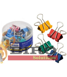 Binder color 19 mm, 12 bucăți, BUROMAX