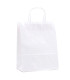 Pungă craft, albă, 31x25x10 cm