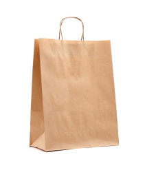 Pungă craft, maro, 40x32x14 cm