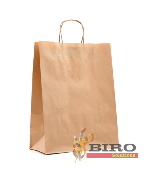 Pungă craft, maro, 40x32x14 cm