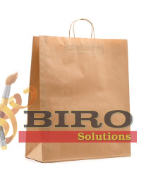 Pungă craft, maro, 50x42x17 cm