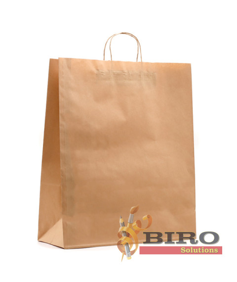 Pungă craft, maro, 50x42x17 cm