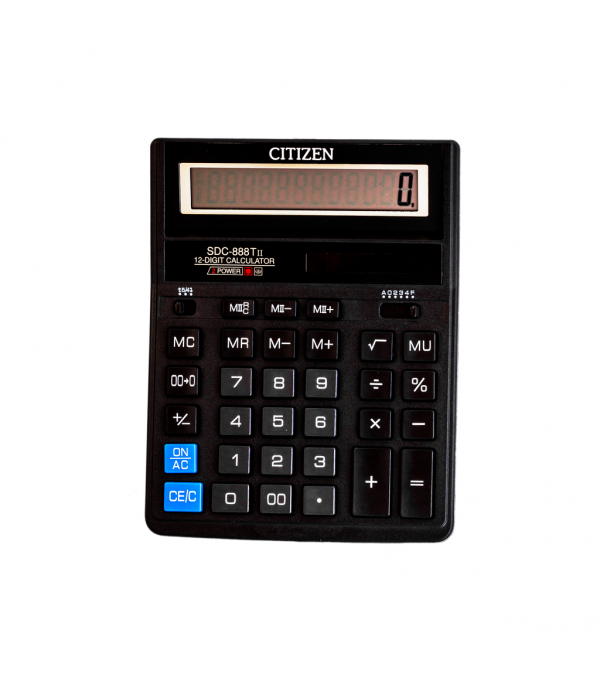 Calculator 12 digits, CITIZEN SDC888TII (158x203x31 mm)