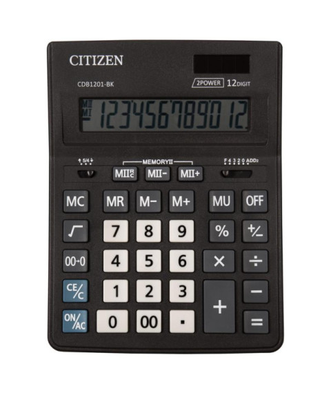 Calculator CITIZEN CDB1201BK, (204*155*32 mm)